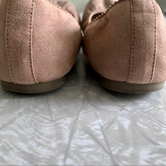 NWOT Sophie17 Blush Perforated Ballet Flat 7 - Picture 4 of 8